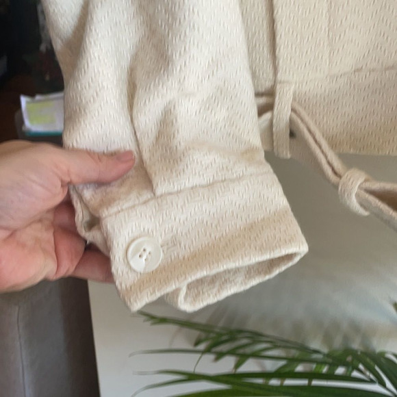 New Reiss Clara short biker jacket 10 ivory nwot - Picture 7 of 11